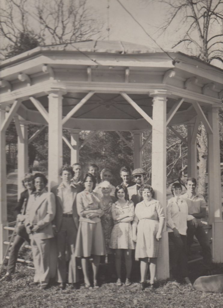 A party at Yellow Sulphur Springs, circa 1976