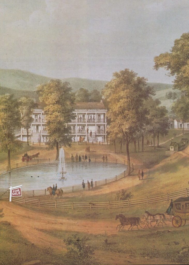 Yellow Sulphur Springs, a local, state and national historical landmark. » Historic Yellow